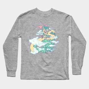 Desert Air Dragon - Oriental Style Long Sleeve T-Shirt